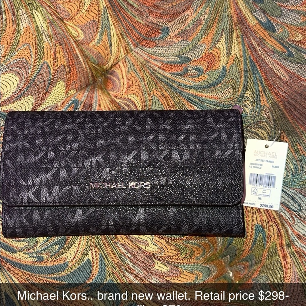 Michael Kors Black Signature Wallet